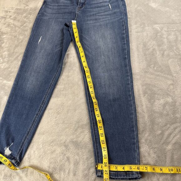 Vervet Womens Highrise Jeans Sz 27 Stretch Skinny Medium Wash Cropped - Picture 4 of 9